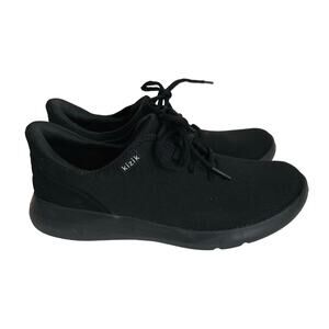 Kizik Madrid Eco Knit Sneakers Step In Sneakers Shoes In Blackout Women Size 10